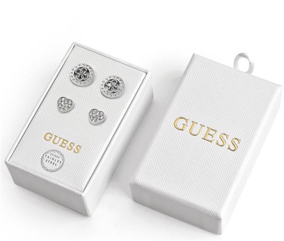 Orecchini Guess Donna in Acciaio Cubic Zirconia JUBS01804JWRHT/U - JUBS01804JWRHT/U